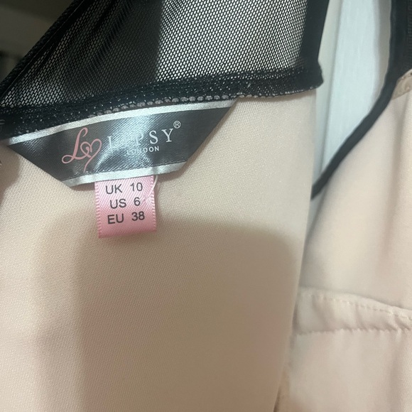 Lipsy London lace edge silhouette dress - Picture 5 of 6